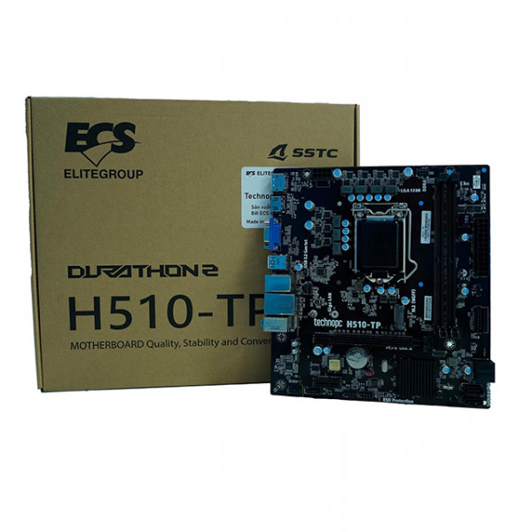 Main ECS H510-TP (Intel H510, Socket 1200, m-ATX, 2 khe RAM DDR4)