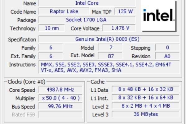 chip core i9-13900K