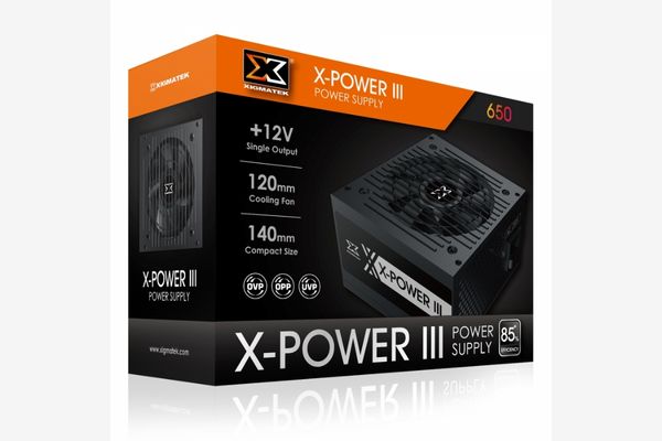 Nguồn XIGMATEK X-POWER III X-650 của bộ LHPC Gaming Chip intel i5 12400F | RTX 2060 | RAM 8GB | SSD 500GB