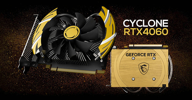 MSI mang dòng Cyclone trở lại với GeForce RTX 4060 Cyclone OC