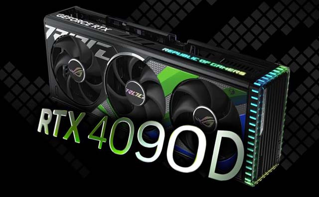GPU NVIDIA GeForce RTX 4090D được ép xung phù hợp với RTX 4090 FE