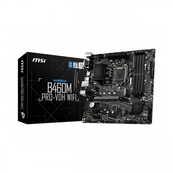 Main MSI B460M PRO-VDH WIFI (Intel B460, Socket 1200, m-ATX, 4 khe RAM DDR4)