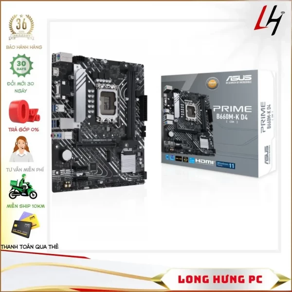 Main Asus PRIME B660M-K D4-CSM