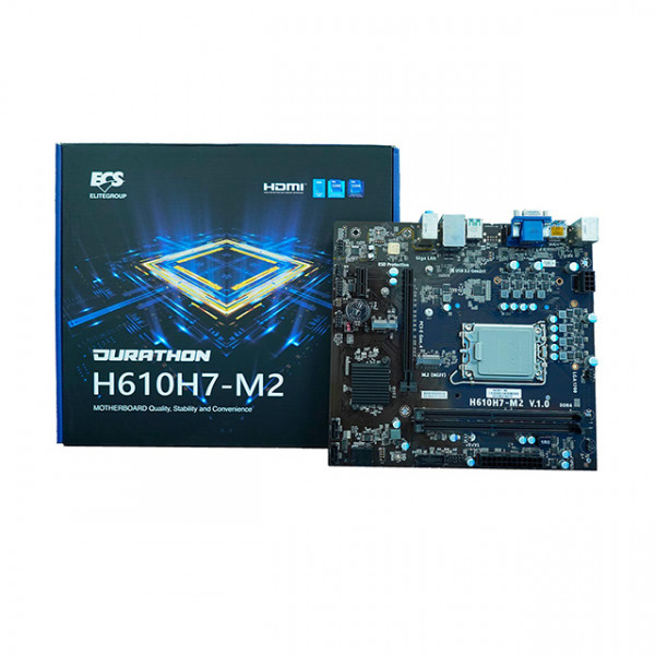 Main ECS H610H7-M2 (Intel H610, Socket 1700, m-ATX, 2 khe RAM DDR4)