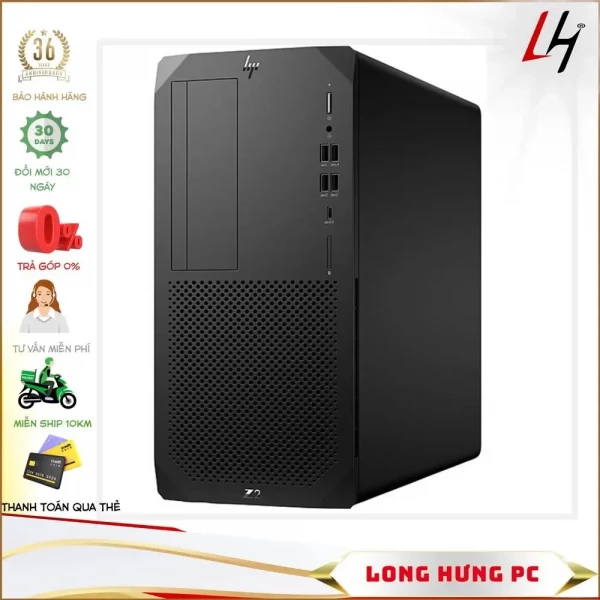 Workstation HP Z2 G5 Tower (Xeon W-1270P/8GB RAM/256GB SSD/K+M/Linux)