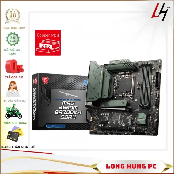 Main MSI MAG B660M BAZOOKA DDR4