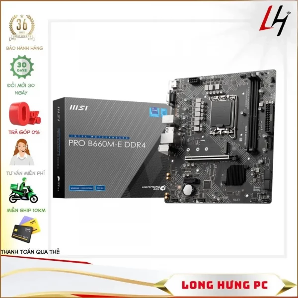 Main MSI PRO B660M-E DDR4