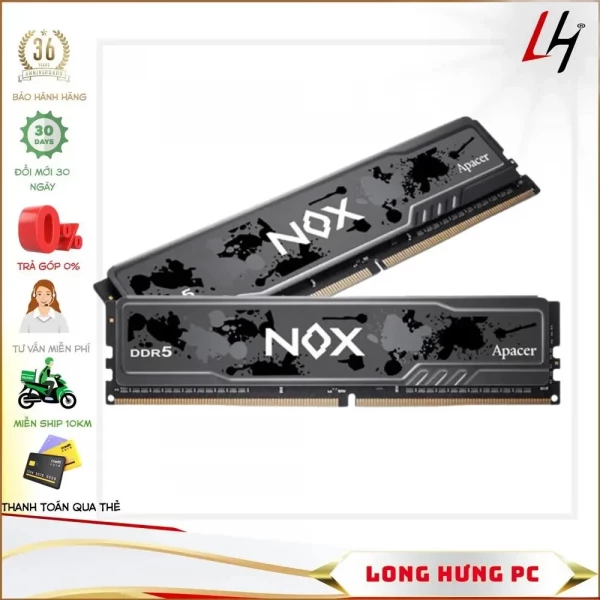 Ram Apacer NOX 32GB (2x16GB) DDR5 5200MHz