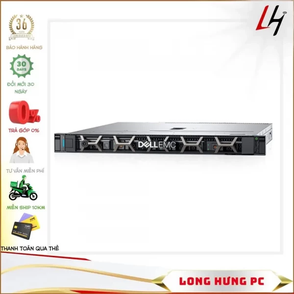 Server Dell PowerEdge R240 (Xeon E-2234/8GB RAM/2TB HDD/DVDRW/PERC H330/iDrac9, Basic/250W)