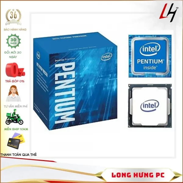 CPU Pentium Gold G5400 ( Turbo Up To 3.7GHz, 2 nhân 4 luồng, 4MB Cache Coffee Lake)