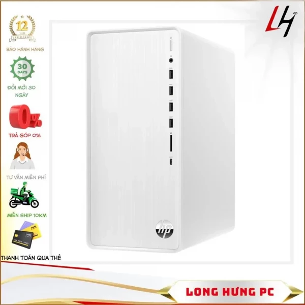 Máy tính để bàn HP Pavilion TP01-3019d (i5-12400F/8GB RAM/512GB SSD/GTX1650S/WL+BT/K+M/Win 11)