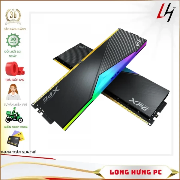 RAM Adata Lancer RGB 32GB (2x16GB) DDR5 5200Mhz