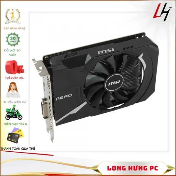 Card MSI GTX 1050 1fan cũ