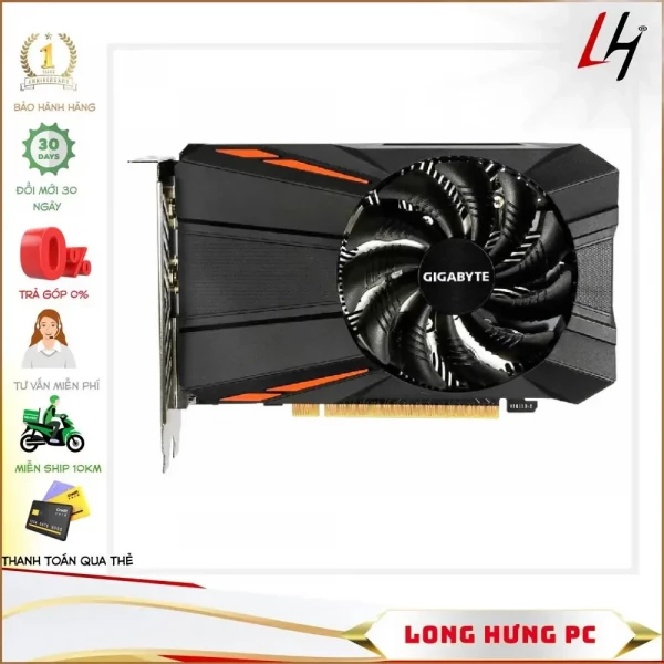 Card Gigabyte GTX 1050  cũ