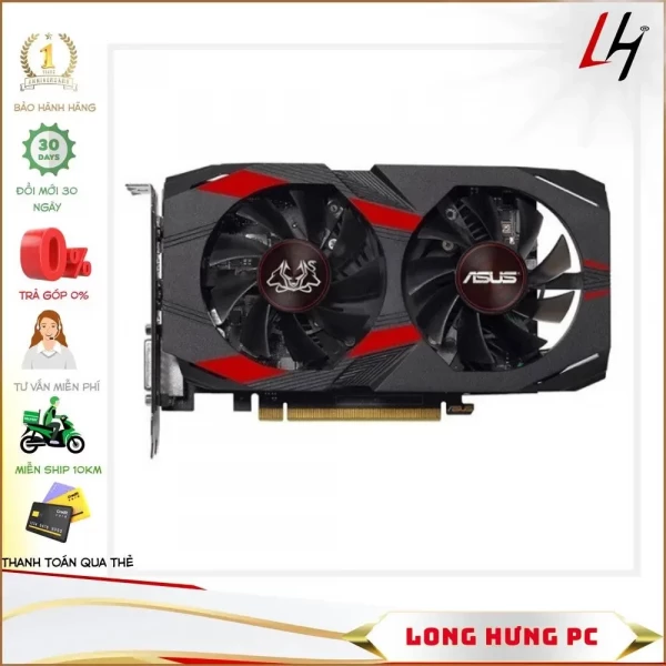 Card Asus Cerberus GTX 1050ti 2fan cũ