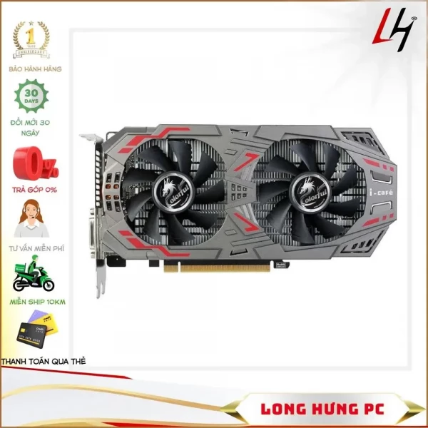 VGA Colorful GTX 1060 3GB 2 Fan Cũ - Tiết Kiệm, Hiệu Quả