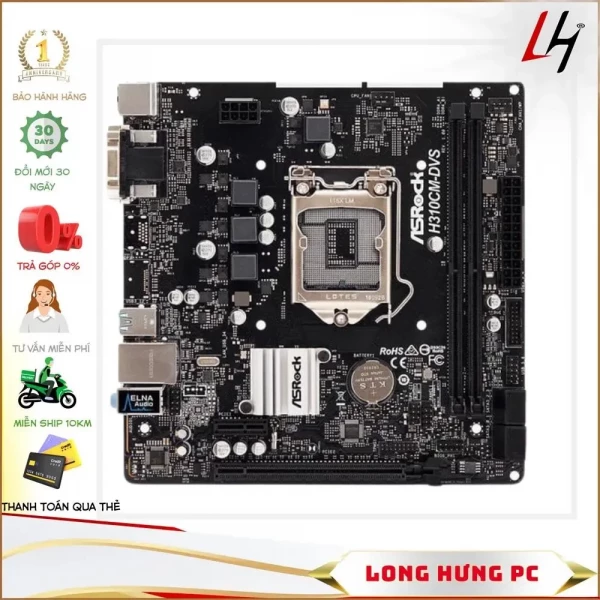 Main Asrock H310CM DVS Cũ