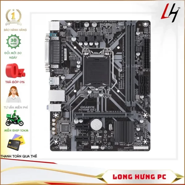 Main Gigabyte H310M DS2 Cũ