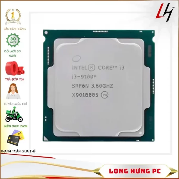 CPU Core i3 9100F Cũ