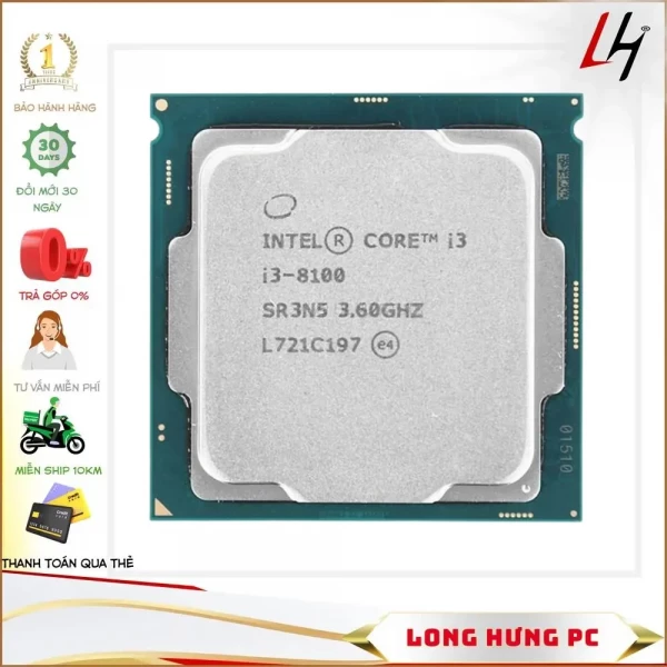 CPU Core i3 8100 Cũ