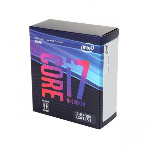 CPU Intel Core i7 8700K (3.7GHz Turbo Up To 4.7GHz, 6 nhân 12 luồng, 12MB Cache, Coffee Lake)