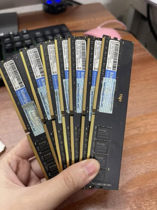 Ram destop DDR4 8G (1x8) chính hãng - cũ