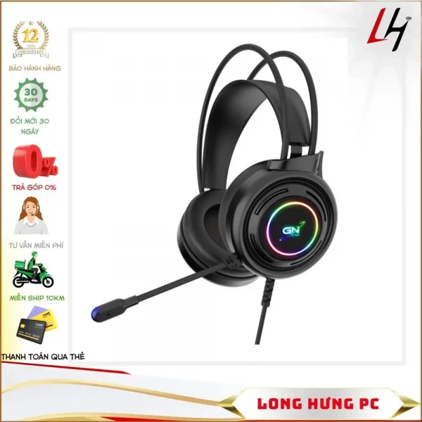 Tai nghe Gnet GH3 (Black) 7.1