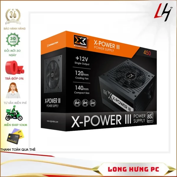 Nguồn XIGMATEK X-POWER III X-450