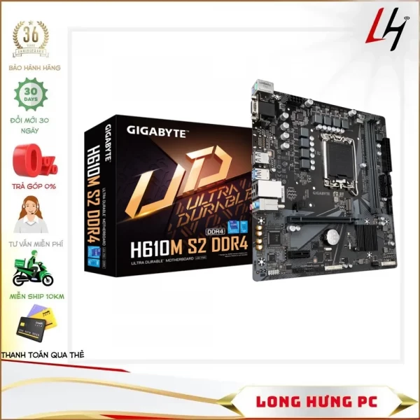 Main GIGABYTE H610M S2 DDR4