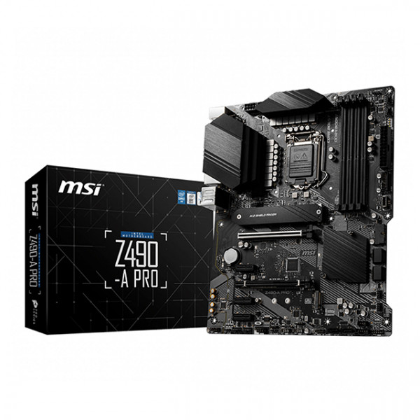 Main MSI Z490-A PRO (Intel Z490, LGA 1200, ATX, 4 Khe Cắm Ram DDR4)
