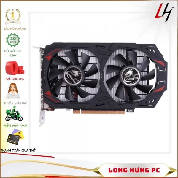 VGA Colorful GTX 1050 Ti NE 4G - lướt (4GB GDDR5, 128-bit, DVI+HDMI+DP)