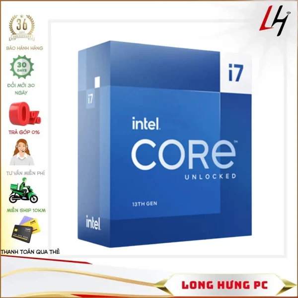 CPU Intel Core I7 13700K (30MB Cache, up to 5.40 GHz, 16C24T, socket 1700) box NK