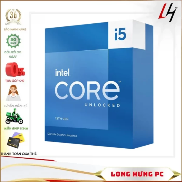 CPU Intel Core I5 13600KF (24MB Cache, up to 5.10 GHz, 14C20T, socket 1700)