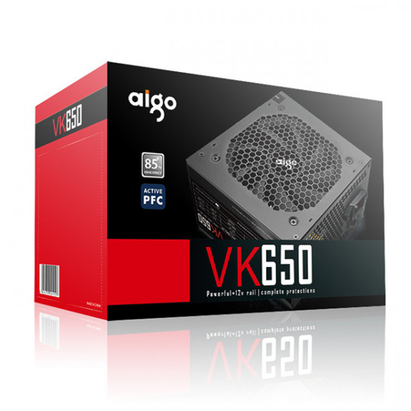 Nguồn AIGO VK650 - 650W (Màu Đen)
