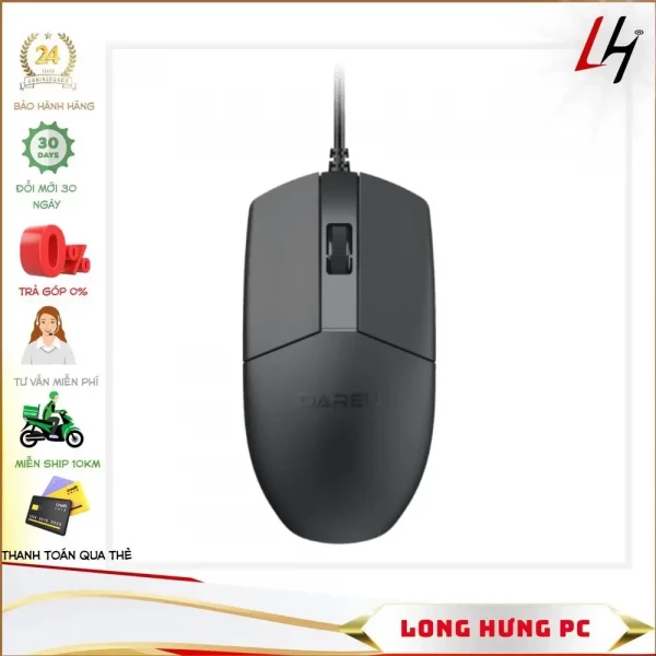 Chuột DAREU LM103 có dây (USB)