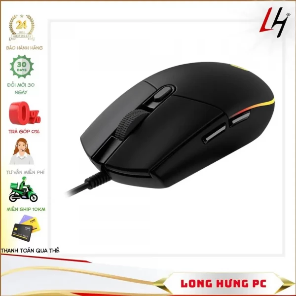 Chuột Gaming Logitech G102 Gen 2 Lightsync