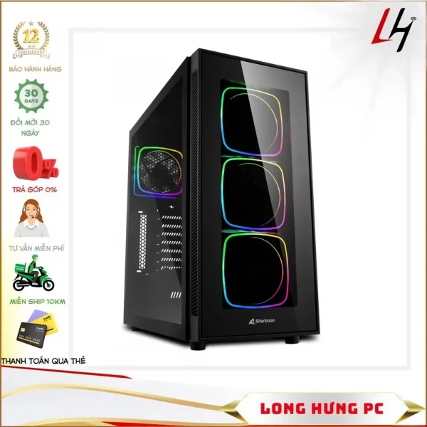 Vỏ Case máy tính Sharkoon TG6 RGB