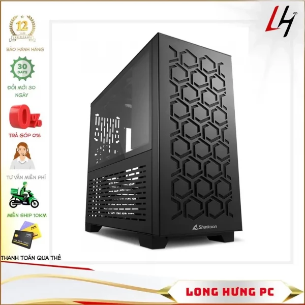 Vỏ Case Sharkoon MS-Y1000 Black