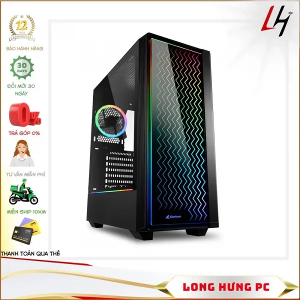 Vỏ Case Sharkoon RGB LIT 200