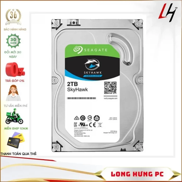 HDD SEAGATE SkyHawk 3.5 2TB ST2000VX015