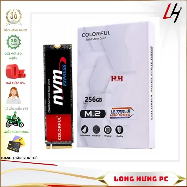 Ổ cứng SSD Colorful CN600 256GB M.2 Nvme