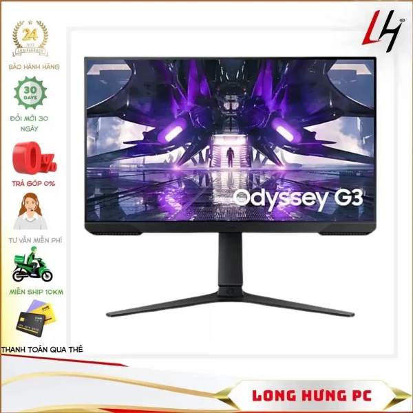 Màn Hình Samsung Odyssey G3 LS24AG320NEXXV VA  FullHD  165Hz  Gaming