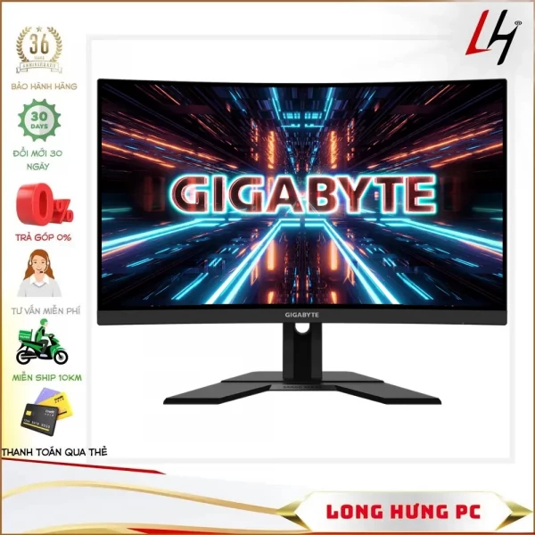 Màn Hình Gigabyte G27FCA-EK VA  Full HD  165Hz Gaming