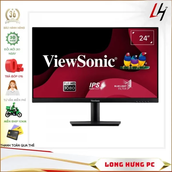 Màn hình Viewsonic VA2409-H 23.6 inch FHD IPS 75Hz