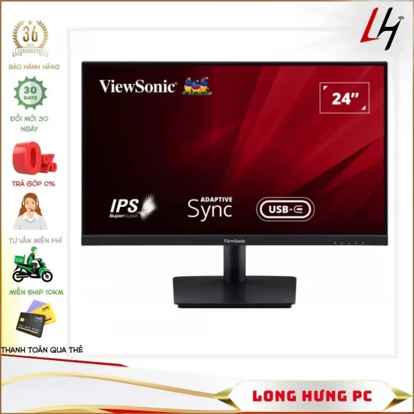 Màn hình Viewsonic VA2409-MHU 23.6 inch IPS FHD 75Hz