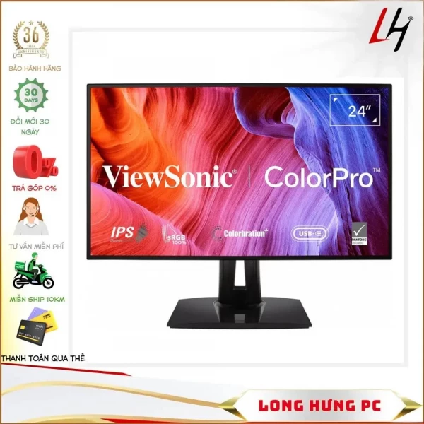 Màn Hình Viewsonic VP2468A IPS  Full HD  60Hz