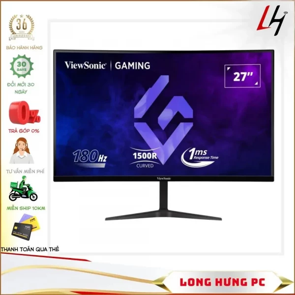 Màn Hình Viewsonic VX2718-2KPC-MHD VA  Full HD  165Hz