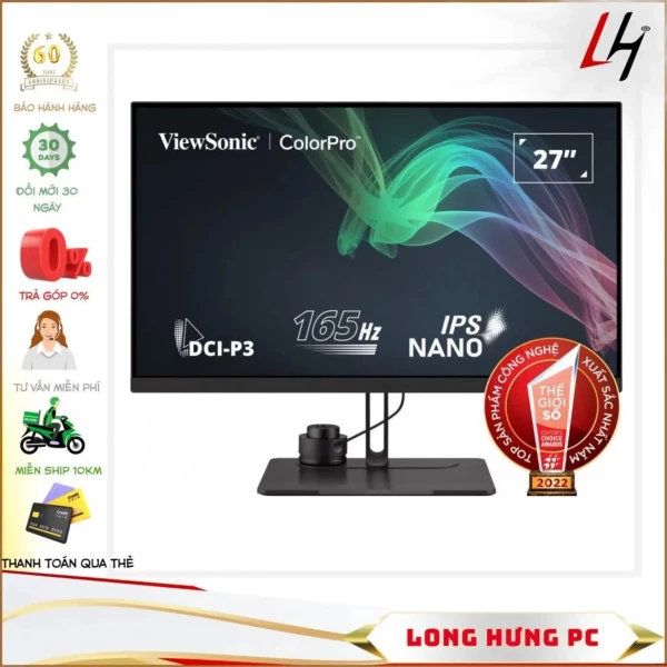 Màn Hình Viewsonic ColorPro VP2776 IPS  2K 165Hz