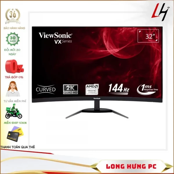 Màn hình Viewsonic VX3268-2KPC-MHD 31.5