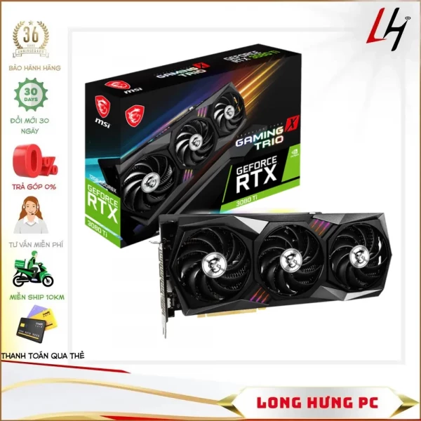 VGA MSI GeForce RTX 3080 Ti GAMING X TRIO 12G